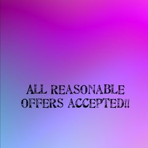 All offers welcome!!!